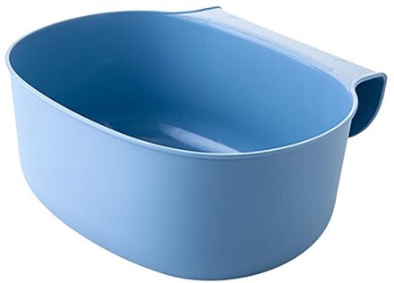 Prullenbak Plastic Kastdeur Opknoping Recycle Bin Afval Bin Vuilnis Mand Keuken Tool #3O28 blauw