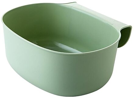 Prullenbak Plastic Kastdeur Opknoping Recycle Bin Afval Bin Vuilnis Mand Keuken Tool #3O28 groen