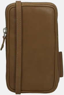 Prune Phonebag desert taupe Damestas - H 17 x B 9.5 x D 4