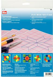 Prym 611732 Universele Magnigying Glas Met Lamp ,611731 Vergrootglas Met Koord (Prym) ,611148Template Lakens Met Grid/Plain