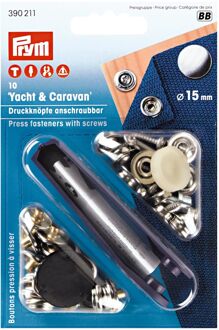 Prym Drukknopen Voor Stof + Schroeven 10 Stuks