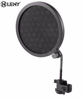PS-2 Double Layer Studio Microfoon Mic Wind Screen Pop Filter/Swivel Mount/Masker Teruggeschrokken Voor Spreken Recording