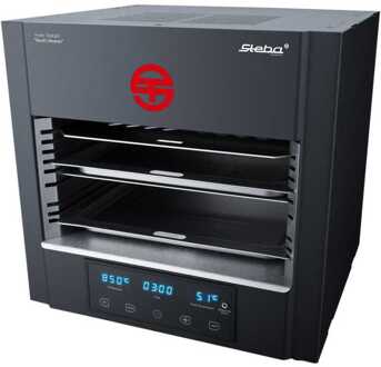 PS E2600 XL Grill Elektrisch Instelbare temperatuur, Timerfunctie Zwart