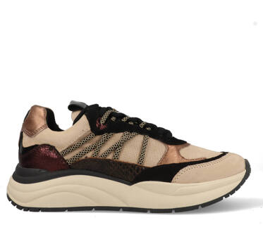 PS Poelman Charu LPCHARU-38POE1 Beige / Zwart-38 maat 38