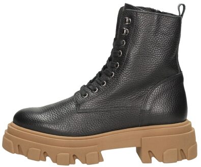 PS Poelman Dames Veterschoenen Zwart - 36