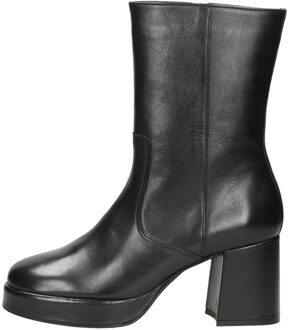 PS Poelman Enkellaarsjes Hak Zwart - 36