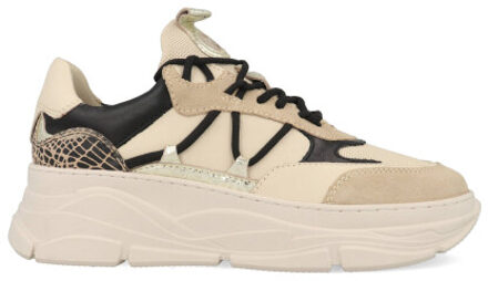 PS Poelman Jilly lpjilly-09poe1 / zwart - maat 37 Beige