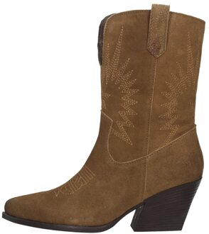 PS Poelman Kuit Laarzen Donkerbruin - 36