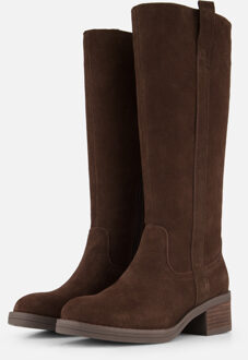 PS Poelman Lange Laarzen bruin Suéde - 37,38,39,40,41,42