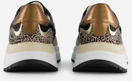 PS Poelman Sneakers zwart Leer - 36,37,38,40