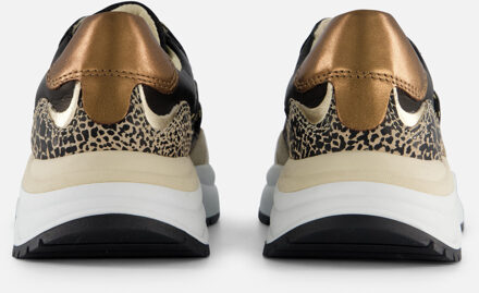 PS Poelman Sneakers zwart Leer - 36,37,38