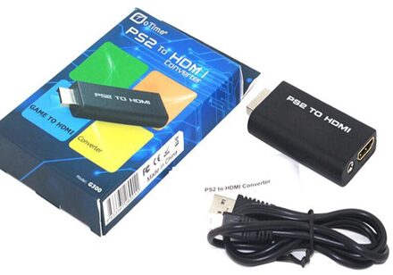 PS2 naar HDMI Audio Video Converter Adapter met 3.5mm Audio Output PS2 Speler Naar HDMI Voor HDTV Ondersteuning 480i 576i 480 P