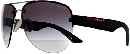 PS55YS 1BC09U zilvergrijs gradiënt zonnebril