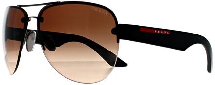 PS55YS 5AV02P gunmetal bruin gradiënt zonnebril Grijs