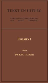 Psalmen I -  Dr. F.M.Th. Böhl (ISBN: 9789057196782)