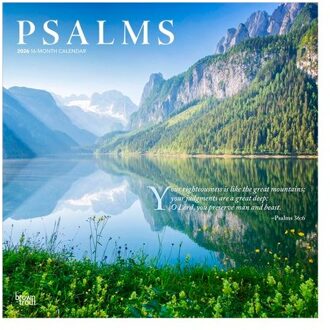 Psalms 2026 Square Flap Calendar - Browntrout