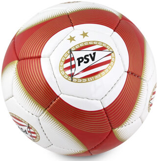 PSV Bal leer groot wit/rood