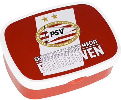 PSV Broodtrommel Rood Wit