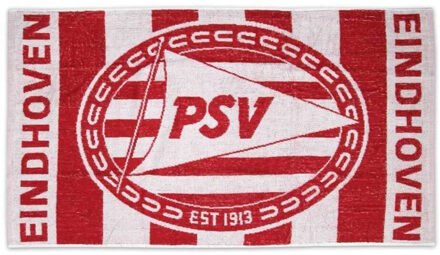 PSV handdoek eindhoven 50 x 90 cm rood/wit