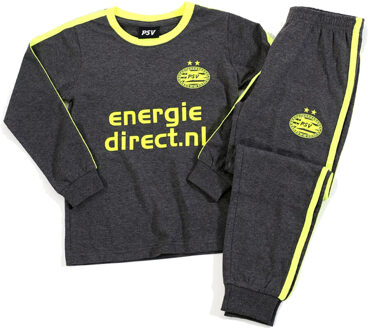 PSV pyjama Away 2017/2018 antraciet/geel, maat 122/128