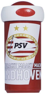 PSV schoolbeker mepal rood/wit 15 x 7 cm