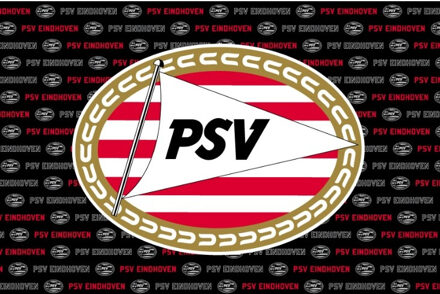 PSV vlag zwart all-over, 100 x 150 cm