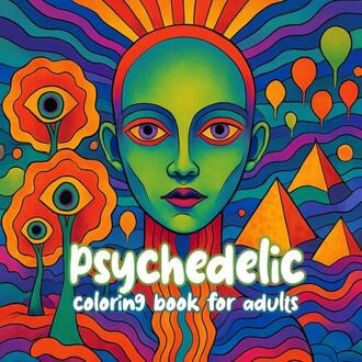 Psychedelic coloring book for adults -  Koekoek Kinderboek (ISBN: 9789465318424)
