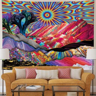 Psychedlic Mandala Tapestry Hippie Kamer Muur Opknoping Deken Art Home Decor