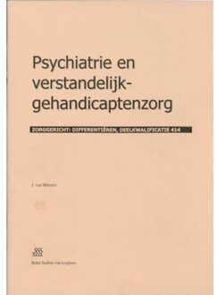 Psychiatrie en verstandelijk-gehandicaptenzorg - Boek J. van Meteren (9031346632)