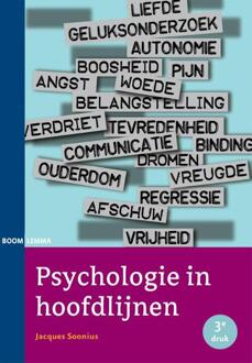 Psychologie in hoofdlijnen - Boek Jacques Soonius (9462360189)