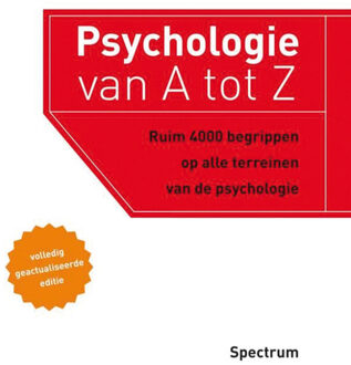 Psychologie van A tot Z - Boek Ad Bergsma (9000321506)