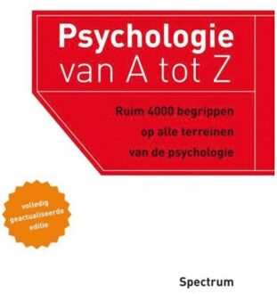 Psychologie van A tot Z - Boek Ad Bergsma (9000321506)