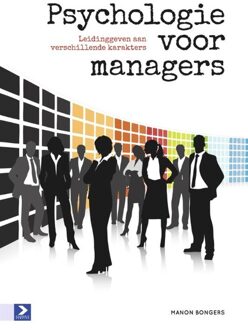 Psychologie voor managers - eBook Manon Bongers (9052618992)