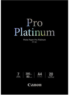 PT-101 Pro Platinum Fotopapier 20 Vellen A4