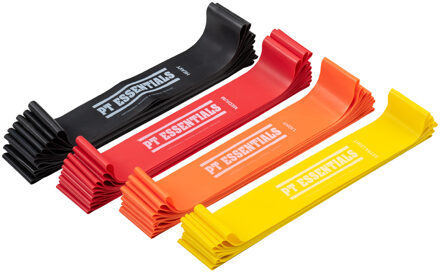 PT Essentials - Minibands - Miniband Set - 40 stuks - 4 weerstanden - Mini Bands