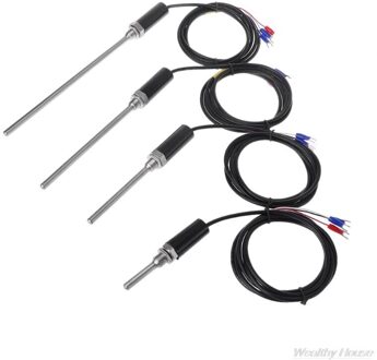 PT100 Rvs Waterdichte Temperatuursensor Weerstand Temp Rtd Sensor D23 20 50MM