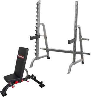 PTBS370 Combi - Multipress Rack en Adjustable PRO Bench
