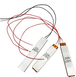Ptc Verwarmingselement 12V/110V/220V Heater Ei Incubator Voor Constante Thermostaat Thermistor Air verwarmde Sensor Aluminium Shell 110v 270mate