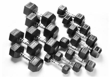 PTessentials PRO Hexa Dumbbell Voordeelset 1 t/m 10 kg