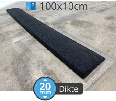 PTessentials Schuine rand 100 x 10 x 2 high-density tegel