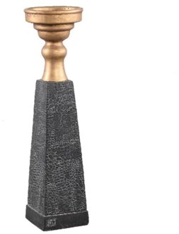 PTMD kandelaar laya goud zwart 34cm