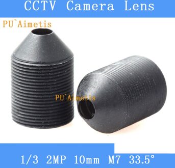 PU'Aimetis CCTV lenzen 2MP 1/2. 7 1/3 1/4 HD 10mm surveillance camera 33.5 graden infrarood M7 lens draad