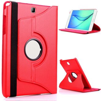 Pu Csae Voor Lg G Pad 8.3 V500 G Pad 8.3 "V510G Pad 8.3 Tablet Case 360 Roterende beugel Flip Stand Leather Cover V500-rood