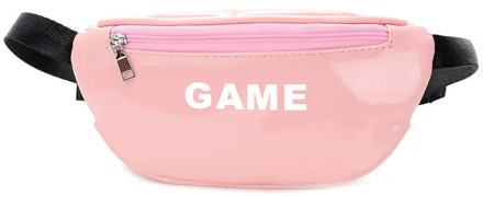 PU Fashion Children Waist Packs Kids Shoulder Bags Letter Print Baby Chest Bags Girls Boys Cute Coin Purse Infant Phone Belt Bag