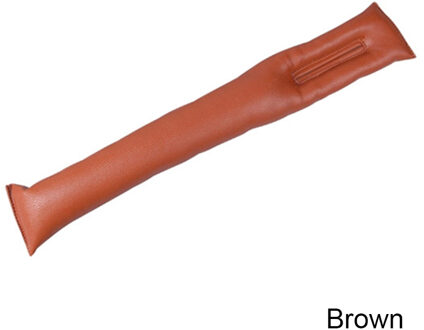 Pu Leather Car Seat Gap Stopper Stop Lekvrije Lekvrij Pad Filler Spacer Mat Kussen Armsteun Middenconsole Sticker bruin