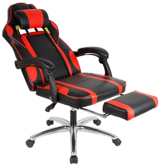 PU Leather Computer Chair LOL Internet Cafes Sports Racing Chair WCG Play Gaming Chair Office Chair 360 ° Swivel Chair HWC