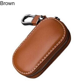 Pu Lederen Auto Key Portemonnees Mannen Sleutelhouder Huishoudster Keys Organizer Vrouwen Sleutelhanger Covers Zipper Key Case Bag Pouch Purse 4