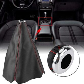 Pu Lederen Auto Versnellingspook Versnellingspook Cover Boot Gaiter Stofdicht Cover Universal Voor Ford Focus Transit