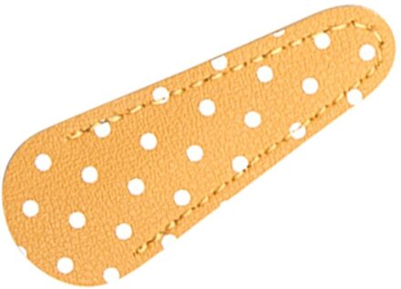 Pu Lederen Borduurwerk Schaar Schede Cover Kapper Kappers Scharen Holster Beschermende Opslag geel