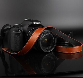 Pu Lederen Camera Strap Schouder Nek Riem Voor Canon Powershot G1X G1 X Mark Iii Ii SX60 SX540 Hs G5X g3X G7X G9X Ii G7XII SX50 Bruin